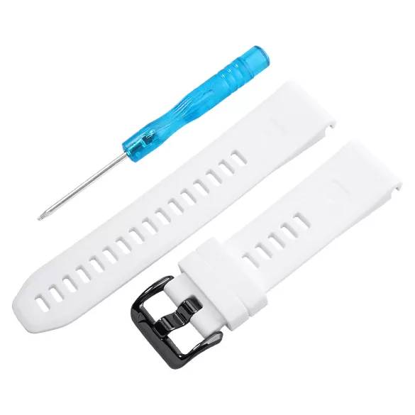 Garmin QuickFit, szilikon, fehér színű, normál hossz, 22 mm