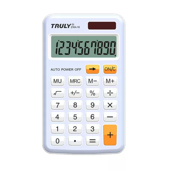 Truly zsebszámológép, 216A-10