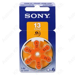 PR13 baterie aparat auditiv, B6/buc (Sony)