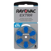 V675 Hallókészülék Gombelem, 6db/csomag (Rayovac)