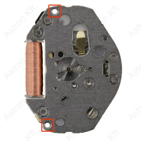 Miyota 2037 mecanism cu 3 arătătoare, funcționează în SENS INVERSAT