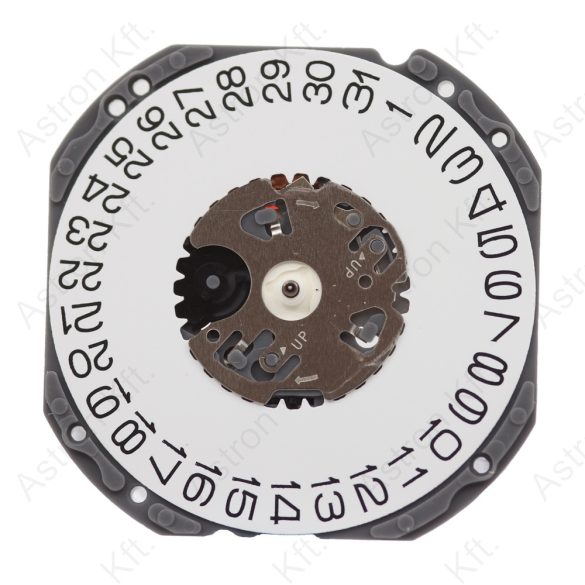 Seiko VJ42B mecanism quartz, cu 3 arătătoare, data la ora 3