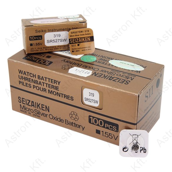 319 (SR527SW) baterie oxid de argint, bl1 (Seizaiken, Mercury Free)