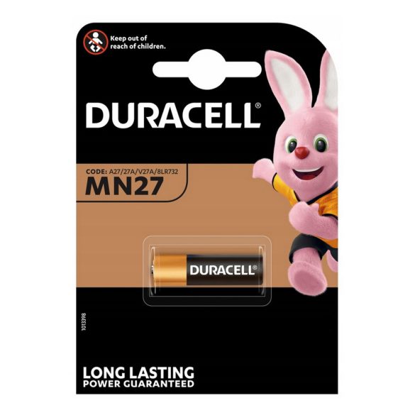 Duracell, MN27 micro elem, 12 V, 1db/csomag