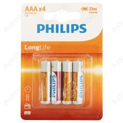 Baterie Philips Longlife micro 1,5V bl4