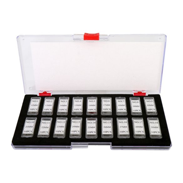 Metszett csatstift, 1.1 mm, 180 db / szett