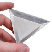 Alkatrész tálca, alumínium, háromszög alakú, ezüst színű Alkatrész tálca, alumínium, háromszög alakú, ezüst színű