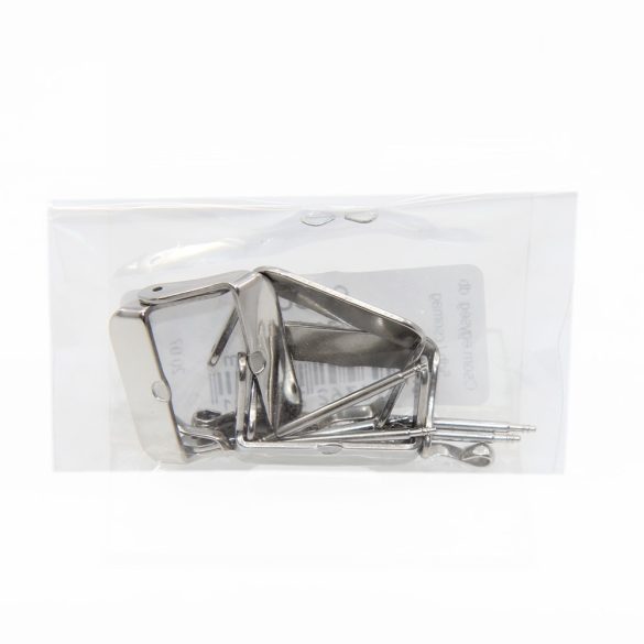 Óraszíj zár, 20 mm, ezüst színű, bl5 / db