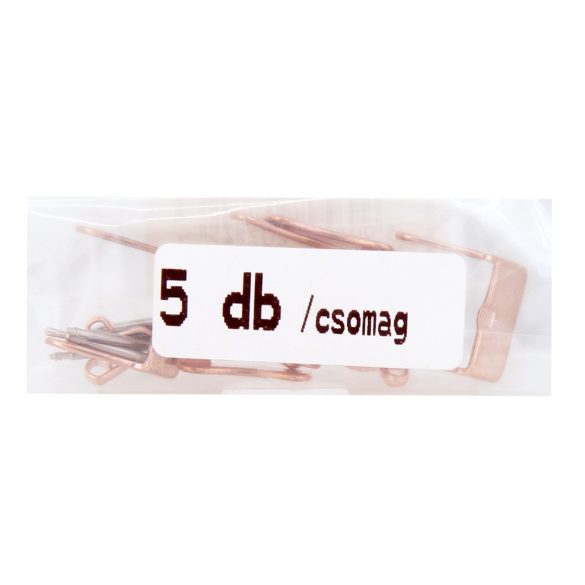 Óraszíj zár, 14 mm, rózsaarany színű / db