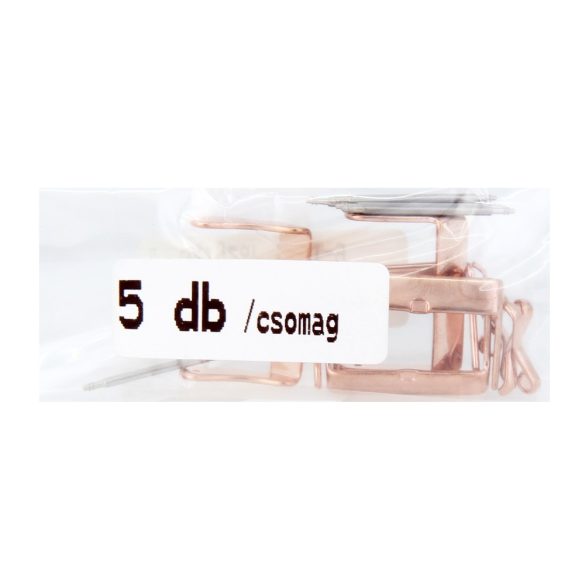 Óraszíj zár, 22 mm, rózsaarany színű / db