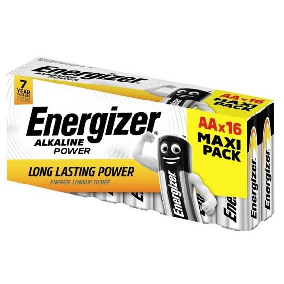 Energizer Power Alkáli Ceruza Elem AA 16db/csomag