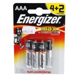 Energizer, Max Alkáli Mikro Elem, AAA B4+2 / db