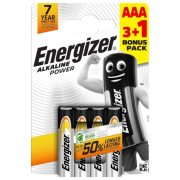 Energizer Power, Alkáli Mikro elem, AAA 3+1db/csomag