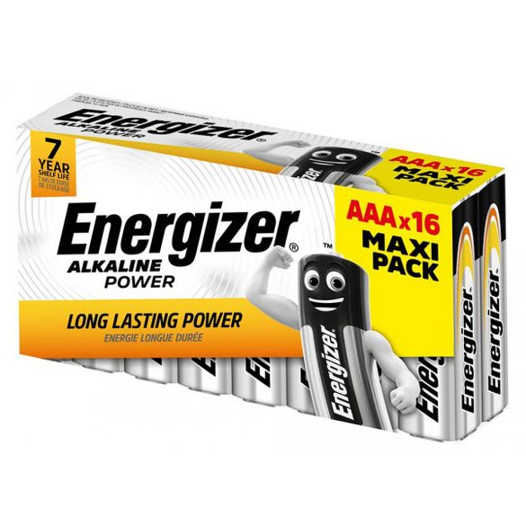 Energizer Power, Alkáli Mikro elem, AAA 16db/csomag